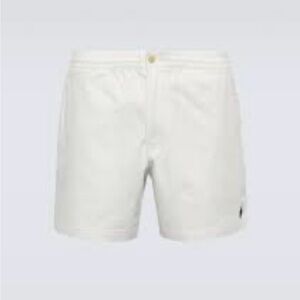 Polo by Ralph Lauren White Swim Trunks